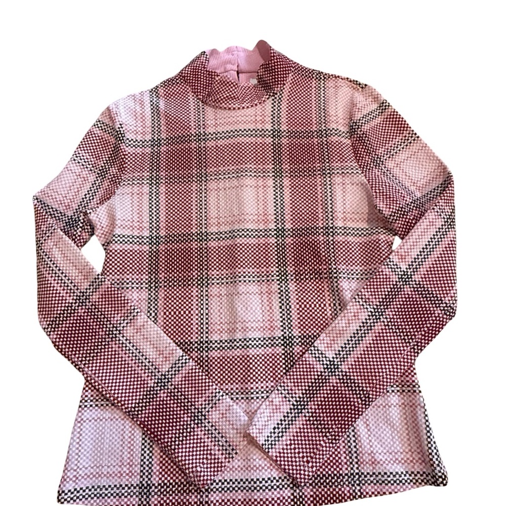 Marysia Swim Pink and White Fitted Rash guard size S NWT